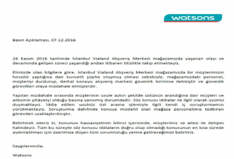 Ünlü mağazadan açıklama: Çıplak arama iddiasını araştırıyoruz