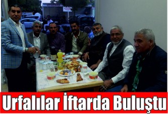 Urfalılar iftarda buluştu