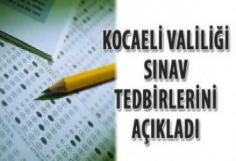 Valilik Sınav Tedbirlerini Açıkladı