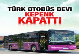 Yarım asırlık otobüs devi kepenk kapattı