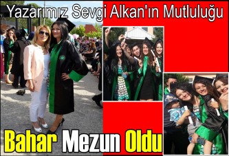 Yazarımız Sevgi Alkan'ın Mutluluğu