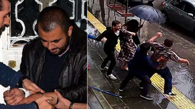 Yolda yürüyen çifte saldırmıştı!... Babası özür diledi...