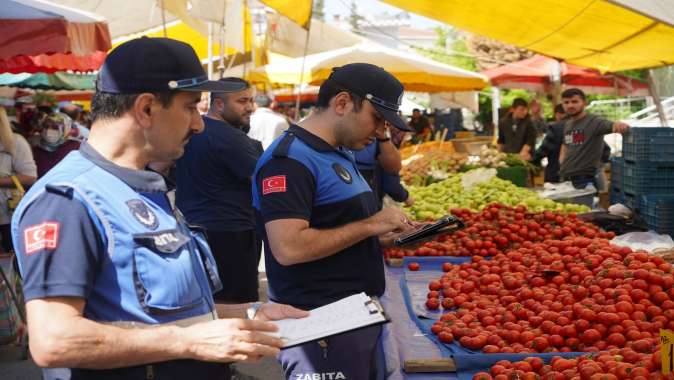 Zabıtadan pazar denetimi