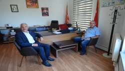ASLANTAŞ, GEBZE HASKÖY SANAYİ SİTESİ BAŞKANI BAŞÇİFTÇİ'Yİ ZİYARET ETTİ