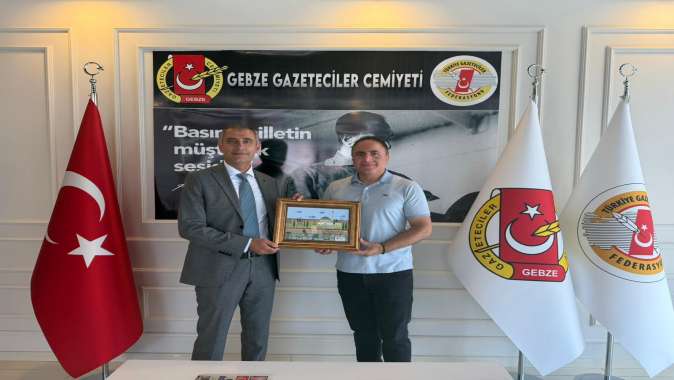 Atletizm Federasyonu’ndan Gebze Gazeteciler Cemiyeti’ne Ziyaret