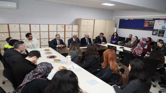 BAŞKAN BÜYÜKGÖZ'DEN OKULLARA ZİYARET