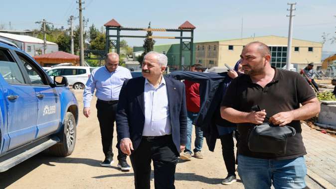 Başkan Büyükgöz yerinde inceledi