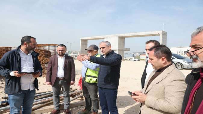 Başkan Çiftçi’den yatırımlara yakın takip Başkan Çiftçi’den yatırımlara yakın takip