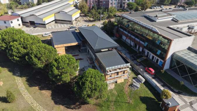 Başkan Çiftçi’den yeni kitap kahve inşaatında inceleme