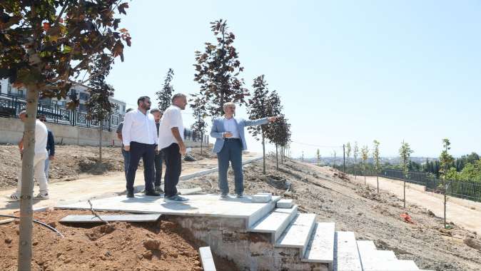Başkan Çiftçi, FSM Parkı’ndaki çalışmaları inceledi