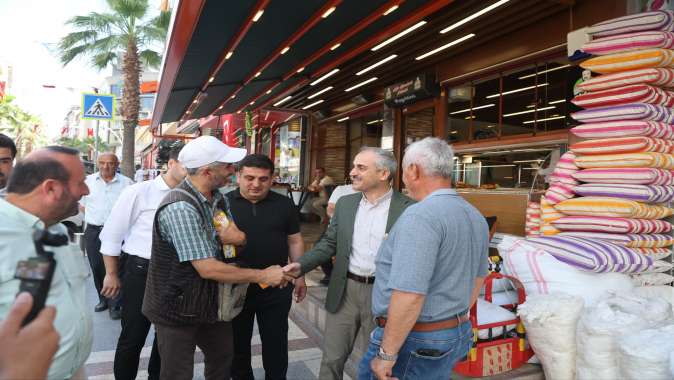 Başkan Çiftçi, güne esnaf ziyaretiyle başladı