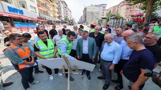 Büyükakın, Gebze’nin kalbindeki yatırımları inceledi