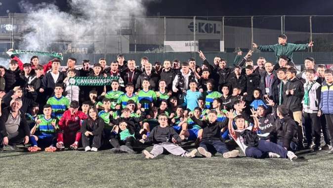 ÇESK u-16 Futbol Takımı şampiyon oldu