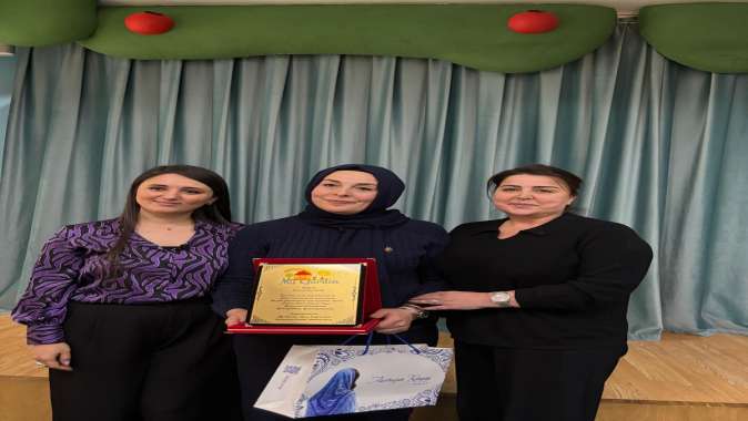 Esra Çergel Ocak, Bakü’de Çocuklarla Masal Buluşmasında