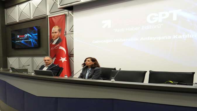 GAZETECİLİKTE YAPAY ZEKA UYGULAMALARI KONUŞULDU GAZETECİLİKTE YAPAY ZEKA UYGULAMALARI KONUŞULDU