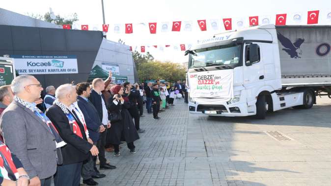Gebze’den Gazze’ye Kardeşlik Eli Gebze’den Gazze’ye Kardeşlik Eli