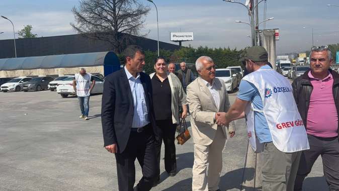 Gergerlioğlu, “Grevdeki Bekaert işçisi kararlı, haklarını alacak!”