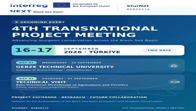 GTÜ'de SturNet Projesi’nin 4. Uluslararası Toplantısı