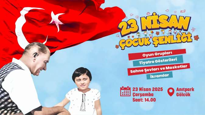 HAYDİ ÇOCUKLAR GÖLCÜK ANITPARK’TA 23 NİSAN COŞKUSUNA