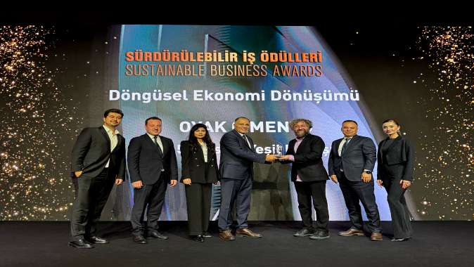 OYAK Çimento’ya “Döngüsel Ekonomi Dönüşümü” Ödülü OYAK Çimento’ya “Döngüsel Ekonomi Dönüşümü” Ödülü