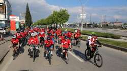 Pedallar 19 Mayıs ruhu ile çevrildi