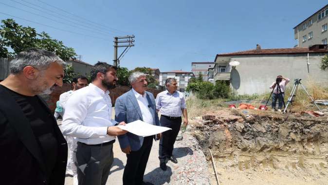 Semt Konağı Projesinde İlk Kazma Vuruldu