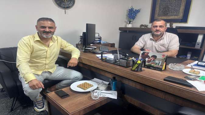 Şener Yılmaz’dan İrtegün’e geçmiş olsun ziyareti