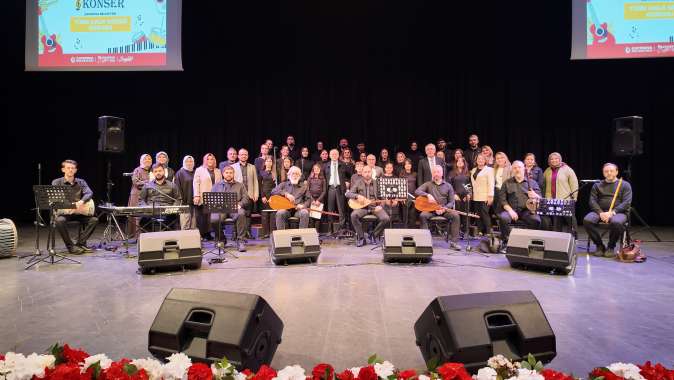 Türk Halk Müziği korosu çok beğenildi